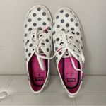 Kate Spade Keds White Black Polka Dots Sneakers Size 9 Photo 6