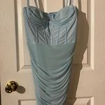 Oh Polly Mesh Bodycon Corset Mini Dress Photo 1