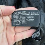 Liz Baker Vintage 90s  Black Leather Quilt Lined Oversize Bomber Jacket 1X Photo 8