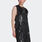 Adidas  Originals Black Unisex Shine Vest Size Large NEW New with tags Photo 3