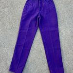 VTG 90s Roper Purple High Rise Wedgie Bareback Silver Concho Cowgirl Jeans 30x35 Size 30 Photo 3