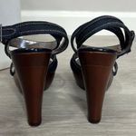 Calvin Klein  • Bella denim bow wooden heels Photo 3