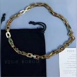 Eddie Borgo Supra Link Necklace Chunky Chain GOLD NEW Wrapped+ Gift Bag & Card Photo 4