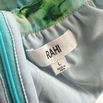 Willa Rahi Cut-Out Long Sleeve Dress, Lime Tie Dye Print Size L, New with Tag Photo 9