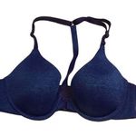 Victoria's Secret NWOT Racerback Semi Demi Bra, Periwinkle Photo 0