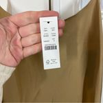 J.Crew  Gwyneth slip dress in luster charmeuse in camel tan brown Size 4 neutral Photo 3