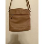 Giani Bernini Nappa Venice leather crossbody organizer Purse- Brown 10x10". Photo 4