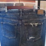 American Eagle  Distressed Mom Straight Blue Jeans SZ 16R Photo 5