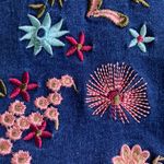 Bamboo Embroidered Flare Jeans Photo 2