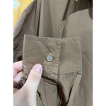 Women’s MATTEAU Organic Cotton Lagenlook Channel Shirtdress In Cinnamon Size 10 Brown Photo 3