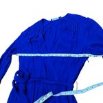 Karen Millen Blue Knot Waist Fit Flare Long Sleeves Formal Casual Dress 10 Photo 9