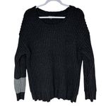 James Perse Los Angeles Women's Black Chunky Wool Blend Sweater Armband Size 3 Photo 0