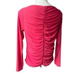 J.Crew NWT, Ruched Long-Sleeve Matte Jersey Top, Sz L Photo 5