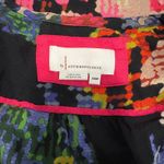 Anthropologie  Astrid Needlepoint Floral Print V-Neck Mini Dress Petite‎ XXSP Photo 3