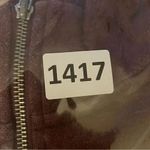 Victoria's Secret Victoria Secret PINK Burgundy Leopard Quarter Zip Womens Sweatshirt SZ XS #1417 Photo 5