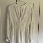 Long sleeve white floral dress Photo 7