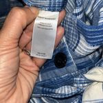 Robert Rodriguez Robert Rodriquez Hollie Plaid Ruffle Paperbag Tie-Waist Trouser Pant Blue 6 Photo 10