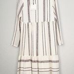 𝅺NWT BIANCOGHIACCIO Italia Linen Blend Striped Dress Small Photo 0