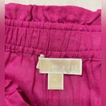 Michael Kors NWT  Wide Leg Front Tie Pants Hot Pink Size XL Photo 8