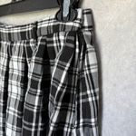 Hot Topic Womens MD Black White Plaid Pleated Mini Grunge Schoolgirl Photo 4
