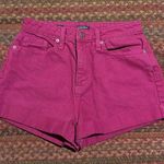 Wild Fable PINK ROLLED HEM HIGHEST RISE MOM DENIM SHORTS Photo 0