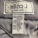 Eliza J Women's Gray Geometric Spaghetti Strap Dress Size 4 Wedding Formal Photo 5