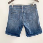 Kut From The Kloth  Catherine Medium Blue Bermuda Length Boyfriend Shorts Size 6 Photo 4