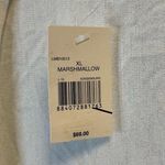 The Limited  Vest Marshmallow White Knit Ruffle Hem Open Front Cardi Sz XL NWT Photo 5