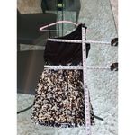 Way-In  Clothing Co. Party Dress Womens Small Black Silver Sequins One Shoulder Photo 7