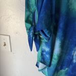 Pure Essence Shirt Womens Small Blue Green Tie Dye‎ 3/4 Sleeve Top Canada Boho Photo 3