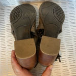 OTBT  Metaphor Metallic‎ Open Toe heels size 7.5 Photo 6