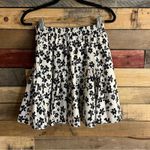Kendall + Kylie White And Black Floral Skirt Size Small Photo 1