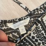 Charming Charlie Black And White Lightweight Geometric Pattern Blouse- Size MED Photo 5