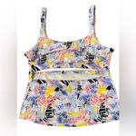 Nwt Free People FP Movement Never Better Long Tank Mystic Floral Combo Size S White Photo 5