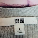 Uniqlo  GRAY LIGHTWEIGHT RIBBED KNIT BUTTON FRONT DUSTER CARDIGAN SWEATER S Photo 10