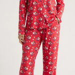 Disney  Red Character Pajama Set Photo 0