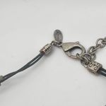 Chico's  Green & Silver Beaded Cord Energy Necklace Photo 2