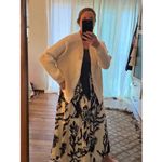 Peter Som Off-White Tan Two-Toned Colorblock Button Front Cardigan Size Small Photo 10