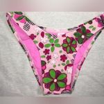 Recco Size Large Brazilian Pink Floral Bikini Bottom. New No Tags. Photo 0