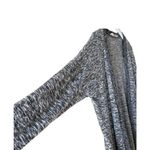 Soft Surroundings  Long  Oversized Heather Gray Open Front Pockets SZ L Photo 3