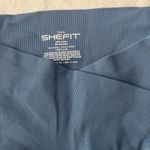 Shefit Slate Gray Ombre Cropped Fit High Rise Crosswaist Athletic Leggings Size 16 Photo 2