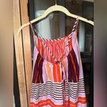 Loft  Beach Striped Crisscross Maxi Dress swimsuit coverup adjustable colorful Photo 4