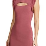 Bailey 44 women’s Bewitched ruffle-trimmed cutout ribbed-knit bodycon dress XS Photo 4