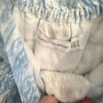 Faithfull the Brand 402 Faithful The Brand Blue and White Ruched Blouse Size Medium Color Blue White Photo 2