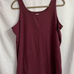 Women’s XXL Duluth Trading Co Maroon Tank Top Summer Layer Beach Vacation Purple Photo 0