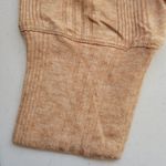 NWT Band of‎ the Free Ribbed Mock Neck Top Puff Shoulder Camel Tan Fall Photo 3