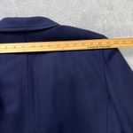 Vtg.‎ Lizsport Wool Blazer Women 14 Navy Blue Gold Crest Buttons Classic Preppy Photo 7
