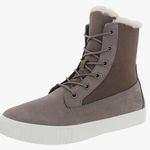 Timberland  Women’s Skyla Bay Fleece Fold-Down Lace-Up Boots in Taupe Nubuck 9.5 Photo 0