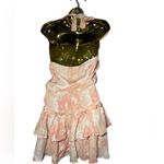 TCEC  halter mini ruffle tier mini Y2K dress size S beachy travel Photo 1