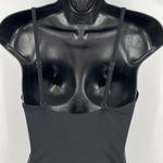 Aerie  One Piece Full Coverage Swimsuit Black Tie‎ Front Cutout Size Small Photo 4